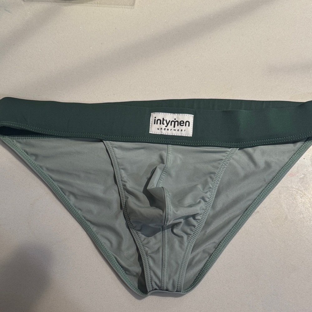 TYME Men's Briefs - Forest Green and Light green